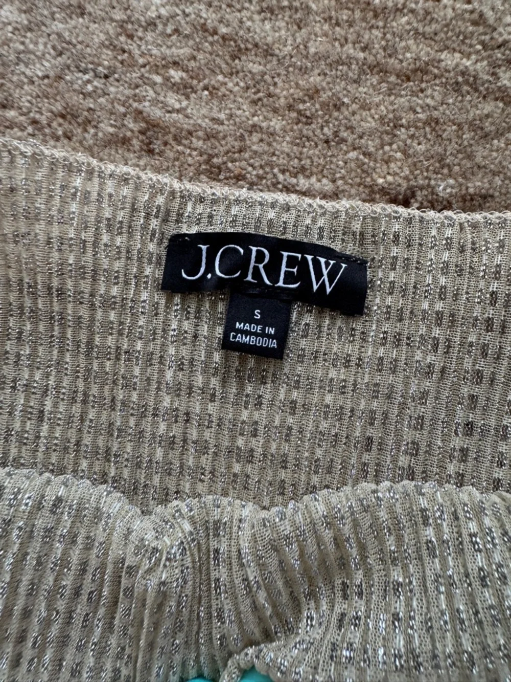 J. Crew ribbed boatneck